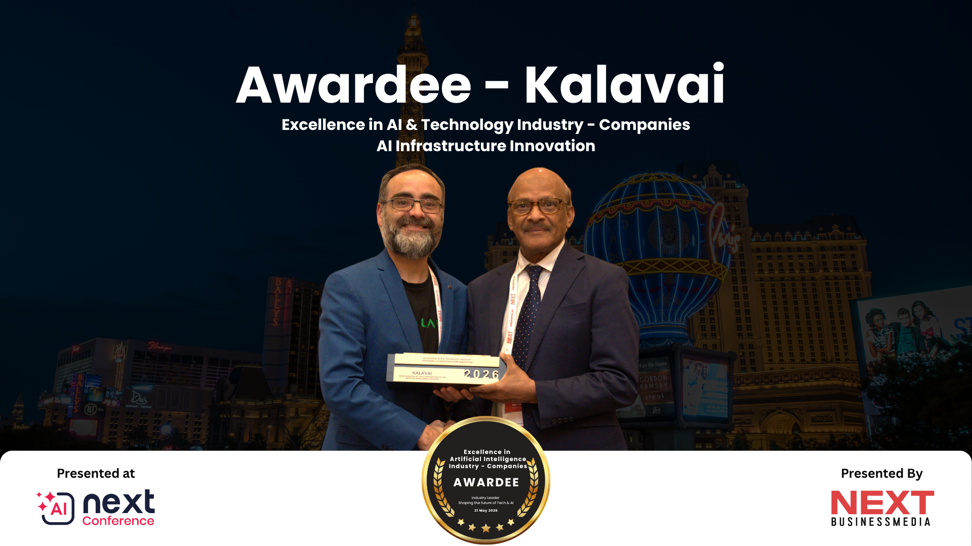 Kalavai Honored for AI Infrastructure Innovation at AI Next Awards & Conference 2026