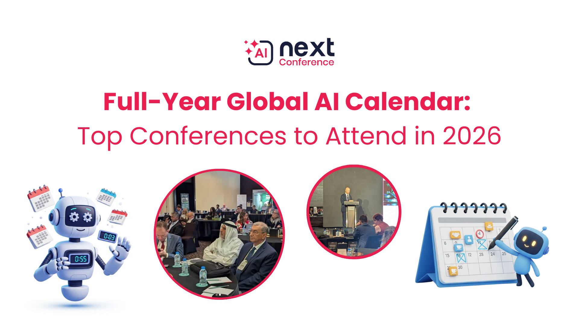 Full-Year Global AI Calendar: Top Conferences to Attend in 2026