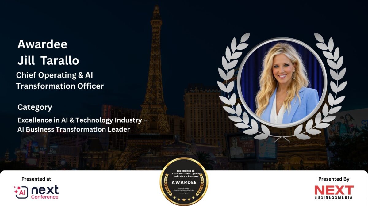 Jill Tarallo Honored with Excellence in AI & Technology Industry – AI Business Transformation Leader Award